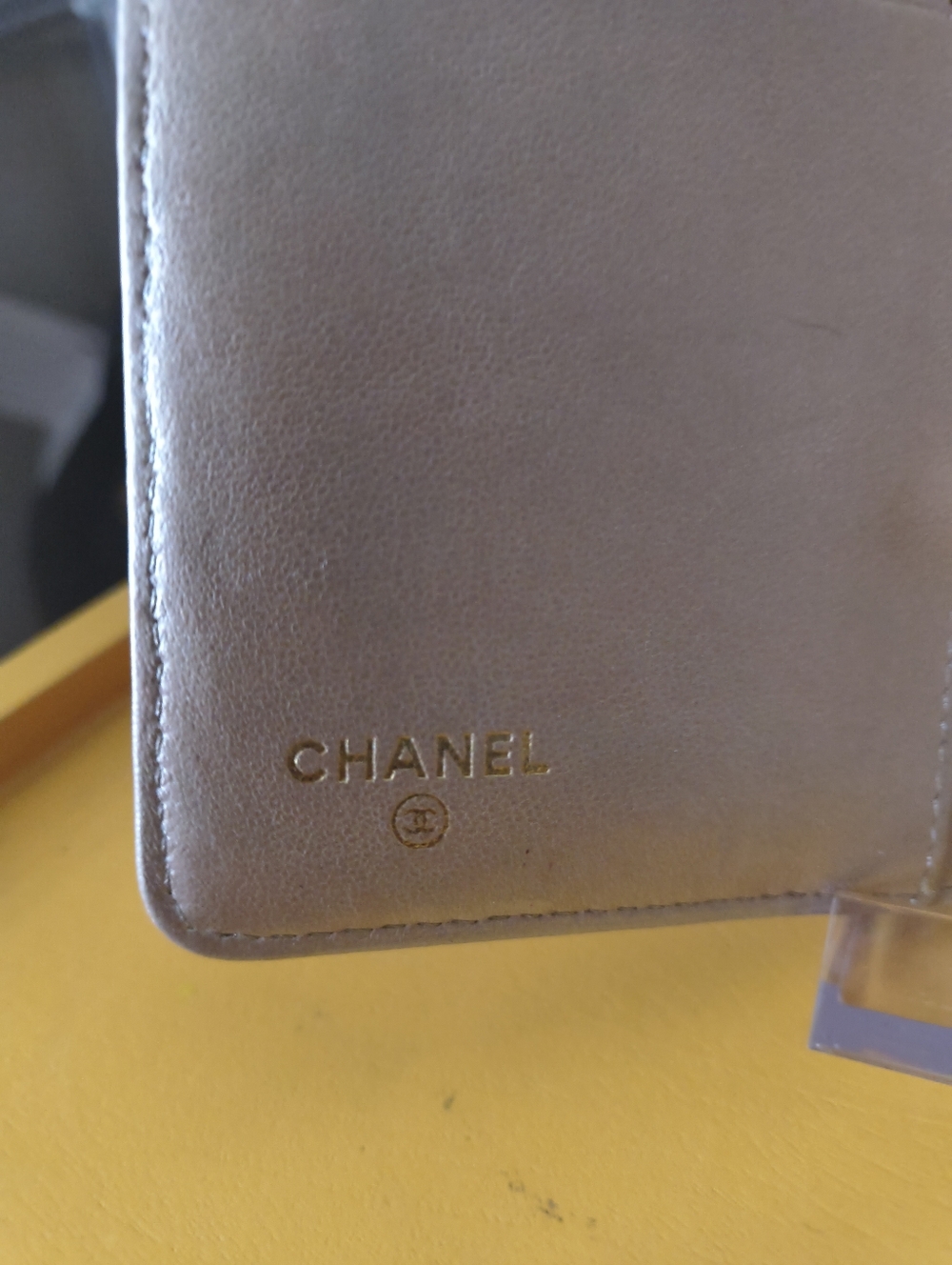CHANEL Pink Camellia Embossed Compact Wallet W Chain 2010 - Picture 6 of 9